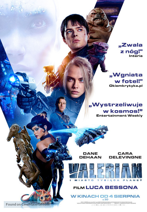 Valerian and the City of a Thousand Planets - Polish Movie Poster