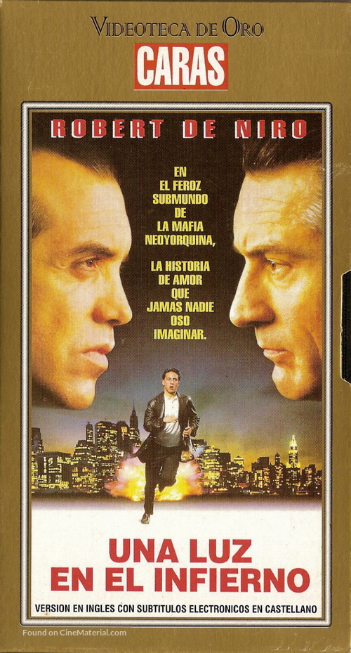 A Bronx Tale - Argentinian VHS movie cover