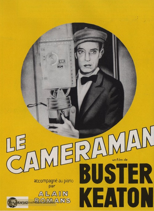 The Cameraman - French Movie Poster