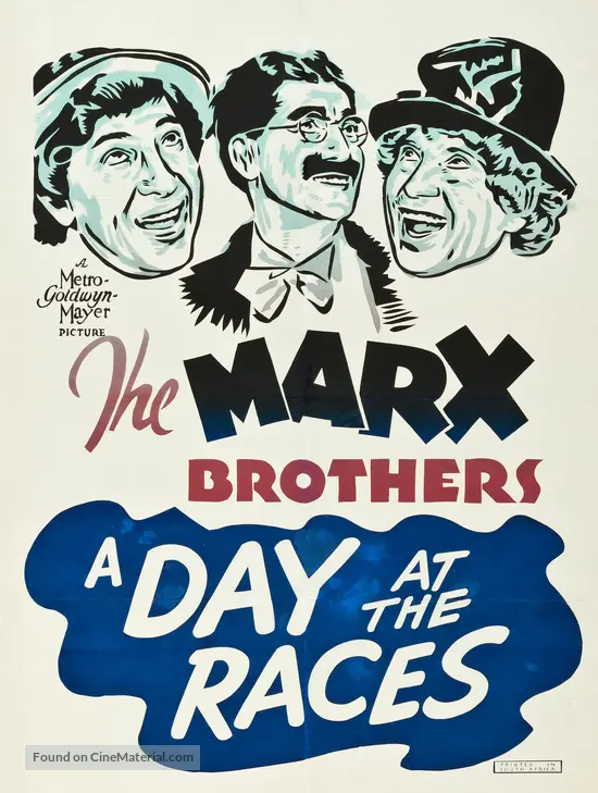 A Day at the Races - South African Movie Poster