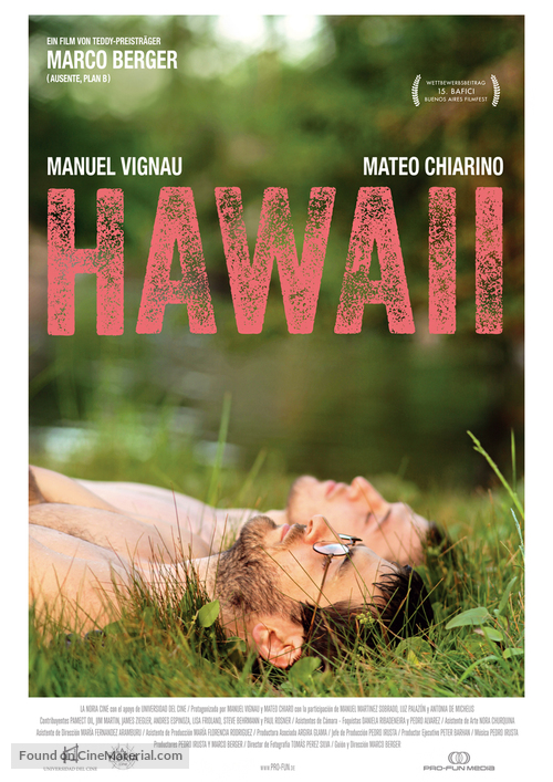 Hawaii - German Movie Poster