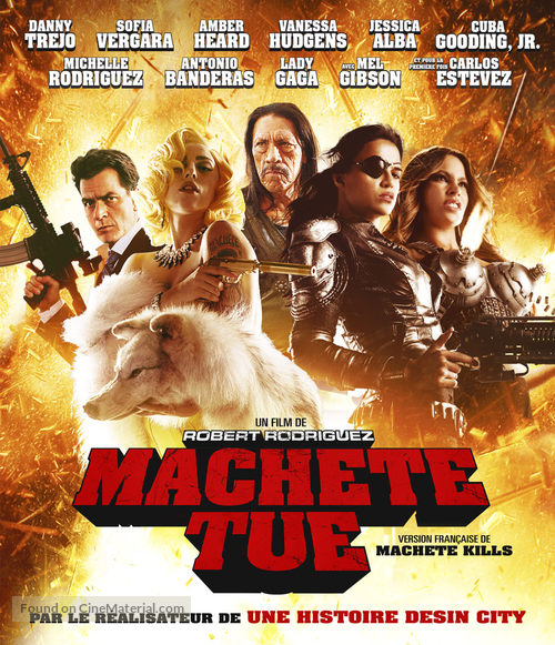 Machete Kills - Canadian Blu-Ray movie cover