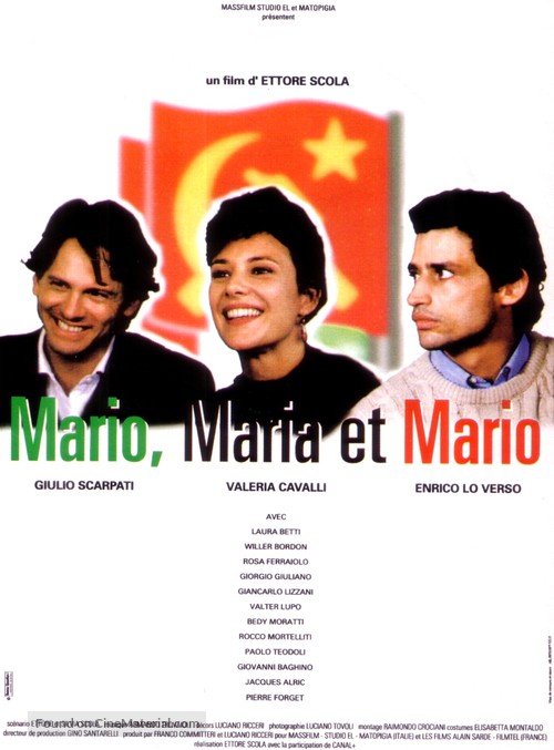 Mario, Maria e Mario - French Movie Poster