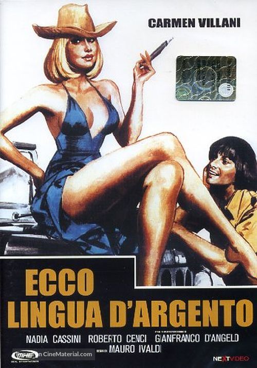 Ecco lingua d&#039;argento - Italian DVD movie cover