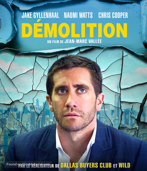 Demolition - Canadian Blu-Ray movie cover