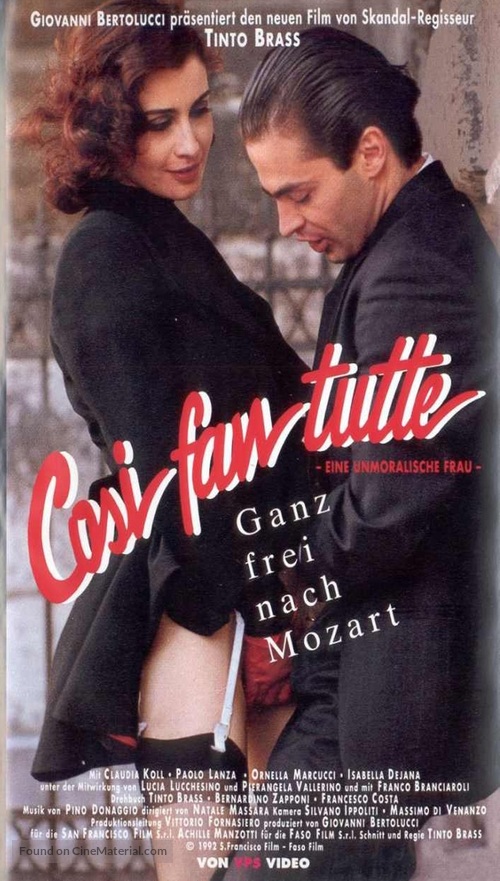 Cos&igrave; fan tutte - German VHS movie cover