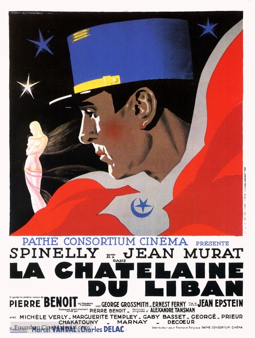 La ch&acirc;telaine du Liban - French Movie Poster