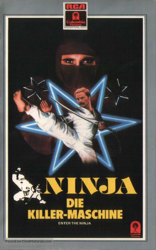 Enter the Ninja - German VHS movie cover
