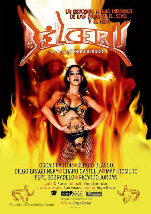 Belceb&Atilde;&ordm;: T&oacute;mame, soy tu Puta del Infierno - Spanish Movie Poster