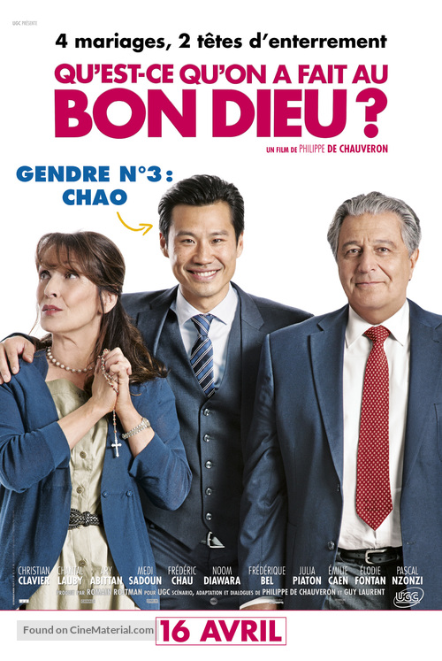 Qu&#039;est-ce qu&#039;on a fait au Bon Dieu? - French Movie Poster