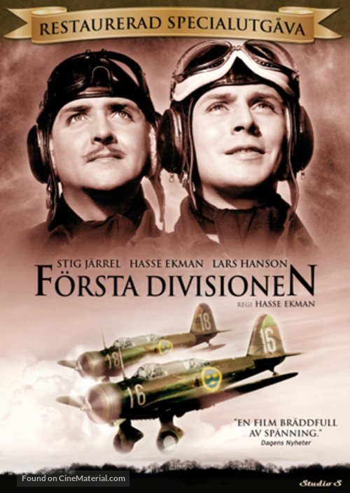 F&ouml;rsta divisionen - Swedish DVD movie cover
