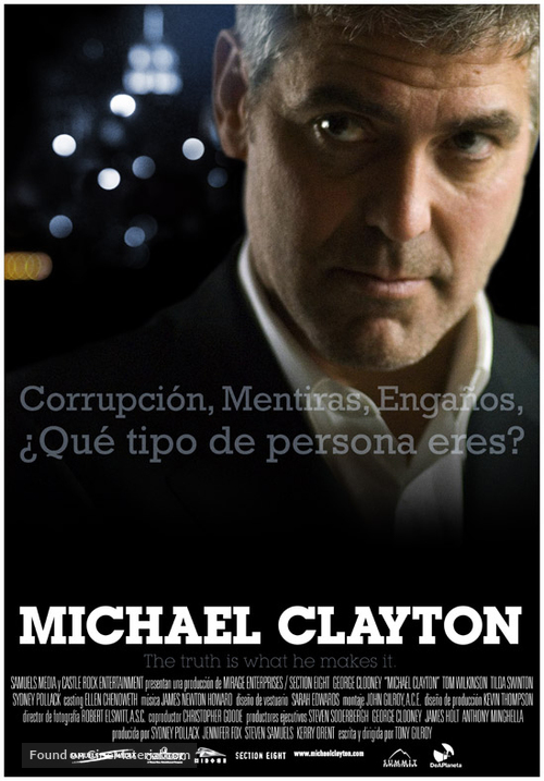 Michael Clayton - Spanish poster