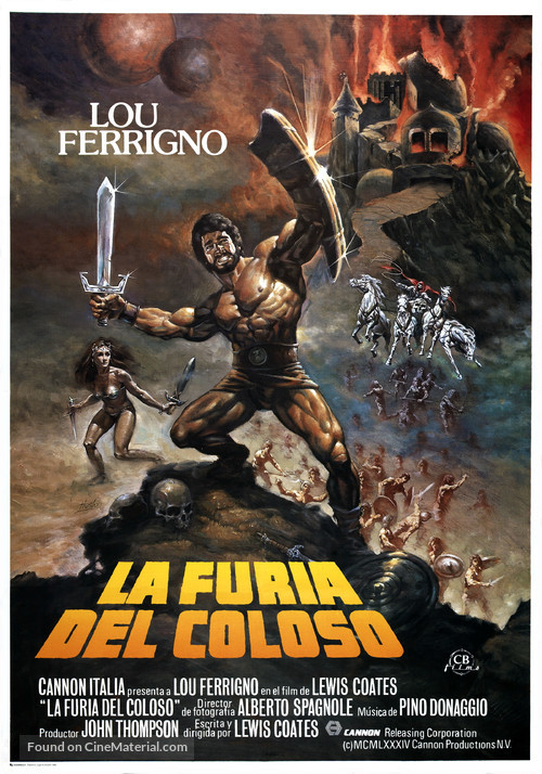 Avventure dell&#039;incredibile Ercole, Le - Spanish Movie Poster
