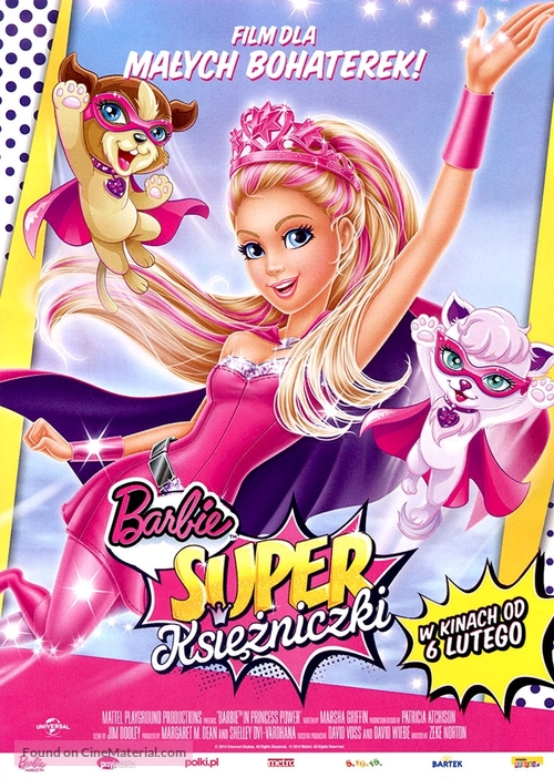 Barbie in Princess Power - Polish Movie Poster