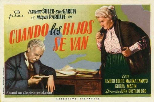 Cuando los hijos se van - Spanish Movie Poster