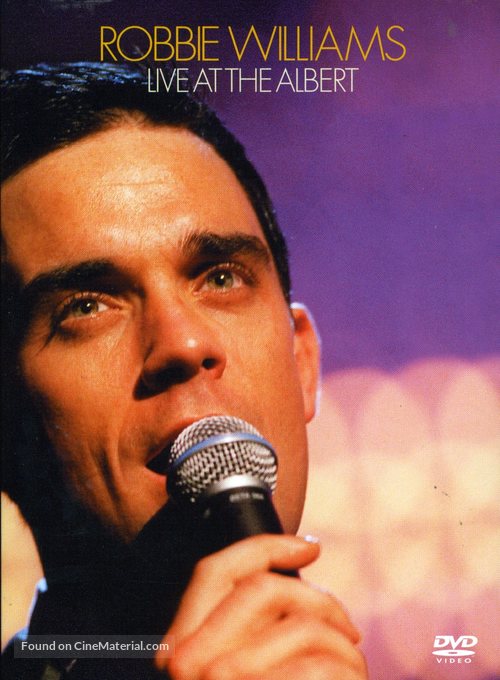 One Night with Robbie Williams - British DVD movie cover