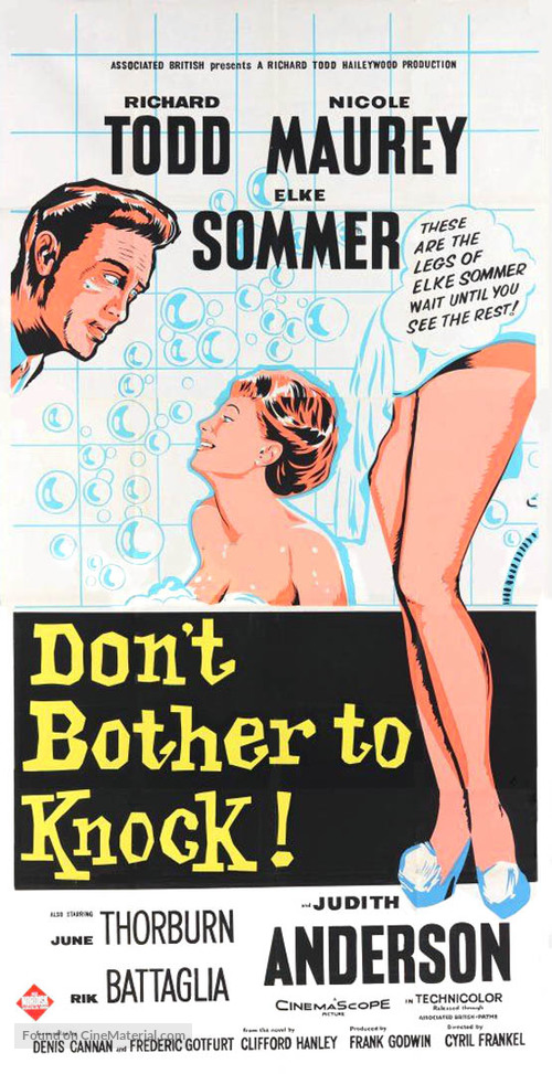Don&#039;t Bother to Knock - British Movie Poster