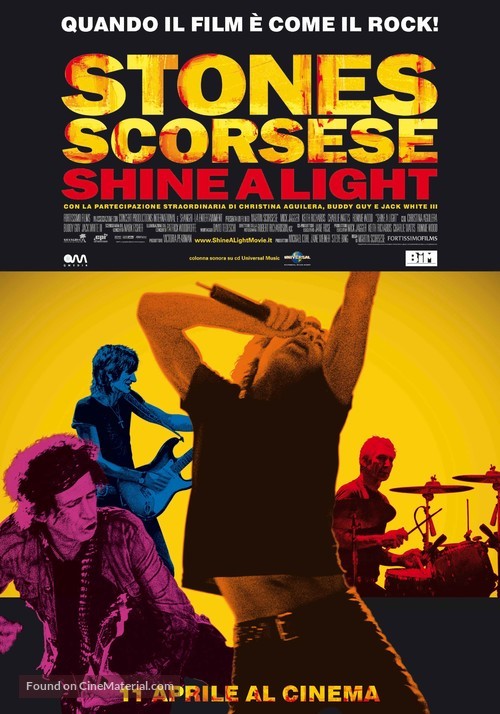 Shine a Light - Italian Movie Poster