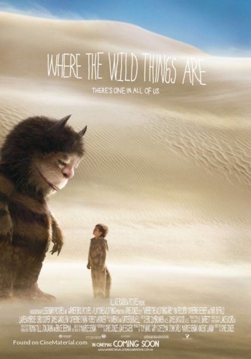 Where the Wild Things Are - Australian Movie Poster