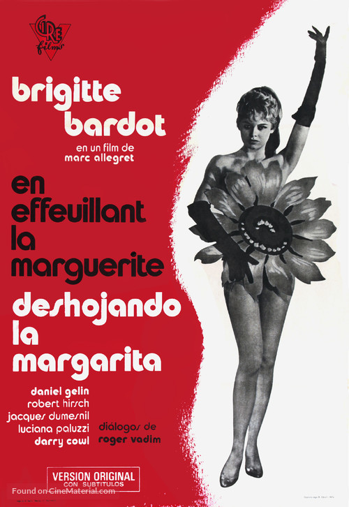 En effeuillant la marguerite - Spanish Movie Poster