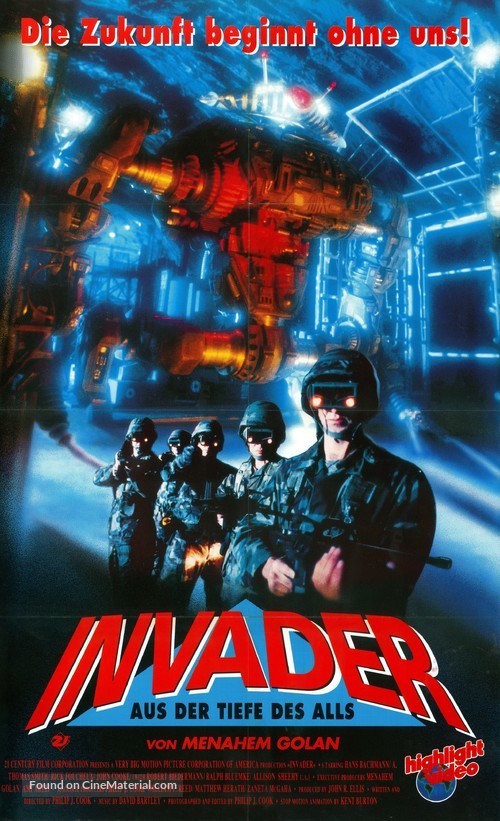 Invader - German Movie Poster