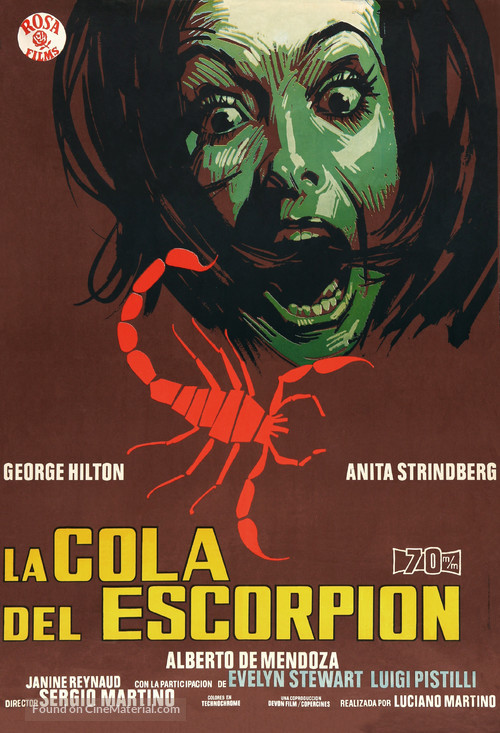 La coda dello scorpione - Spanish Movie Poster