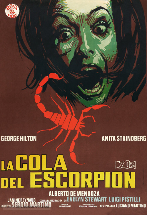 La coda dello scorpione - Spanish Movie Poster