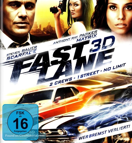 Fast Lane - German Blu-Ray movie cover
