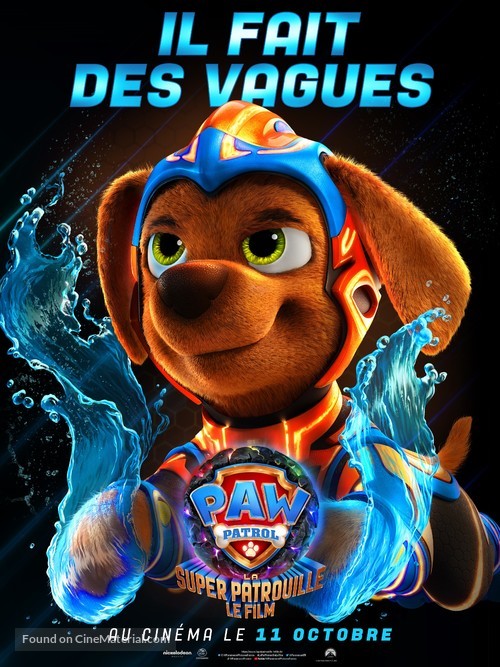 PAW Patrol: The Mighty Movie - French Movie Poster