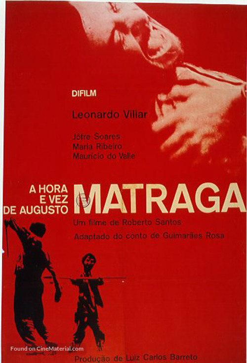 A Hora e a Vez de Augusto Matraga - Brazilian Movie Poster