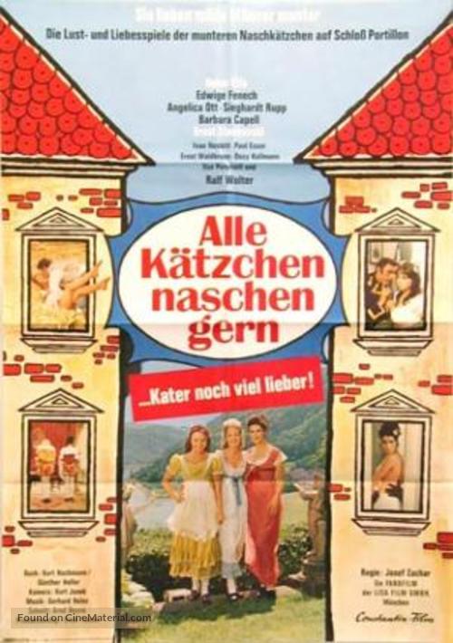 Alle K&auml;tzchen naschen gern - German Movie Poster