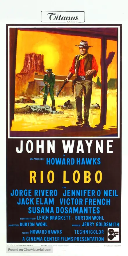 Rio Lobo - Italian Movie Poster