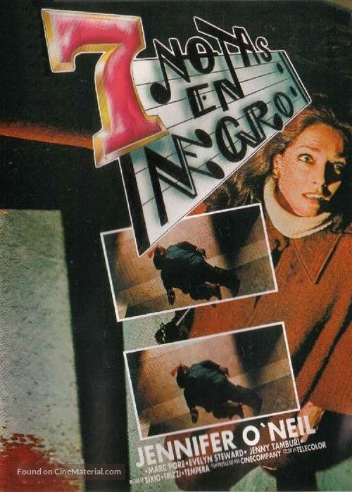 Sette note in nero - Spanish Movie Poster