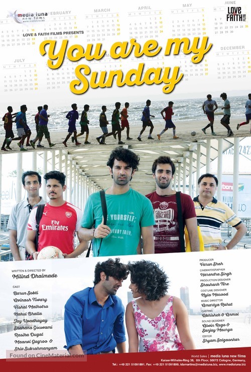 Tu Hai Mera Sunday - Indian Movie Poster