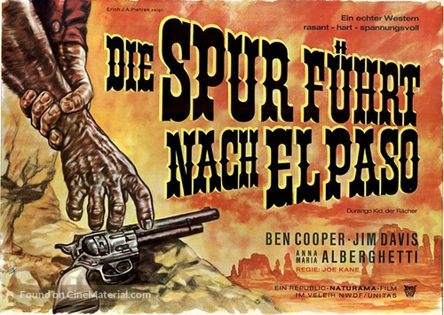 Duel at Apache Wells - German Movie Poster