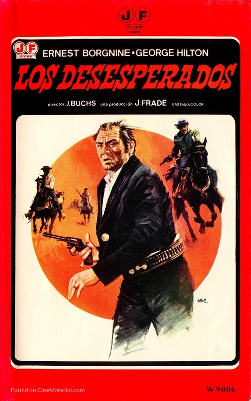 Los desesperados - Spanish VHS movie cover