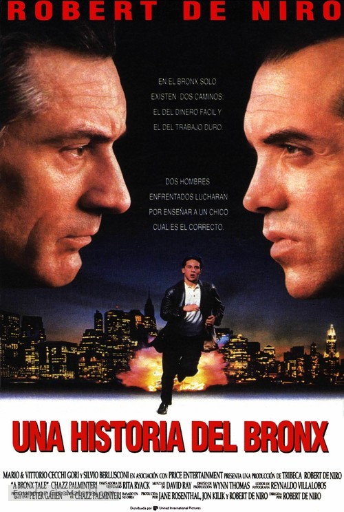 A Bronx Tale - Spanish Movie Poster