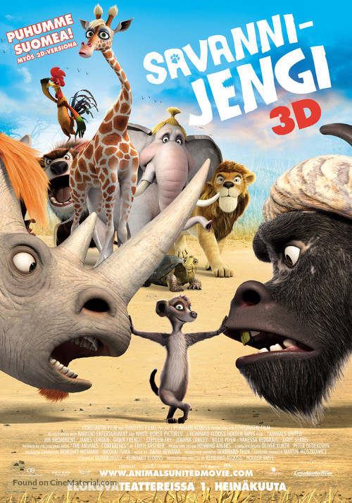 Konferenz der Tiere - Finnish Movie Poster