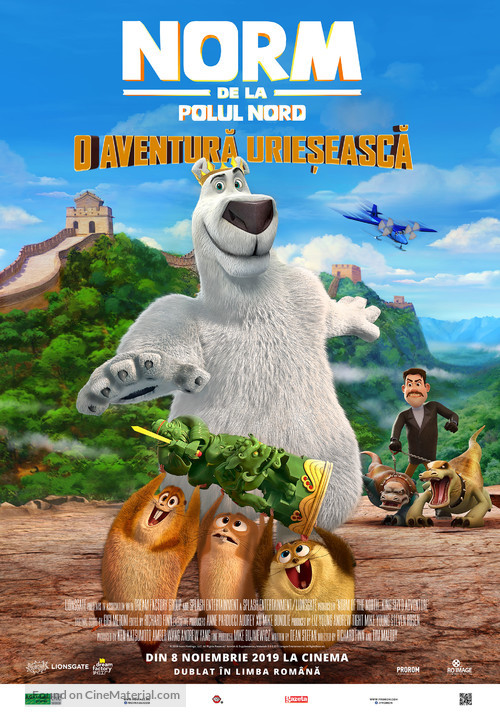 Norm of the North: King Sized Adventure - Romanian Movie Poster