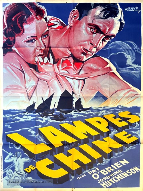Oil for the Lamps of China - French Movie Poster