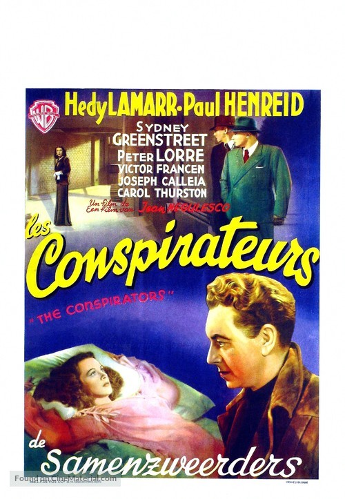 The Conspirators - Belgian Movie Poster