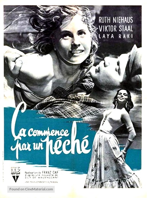 Am Anfang war es S&uuml;nde - French Movie Poster