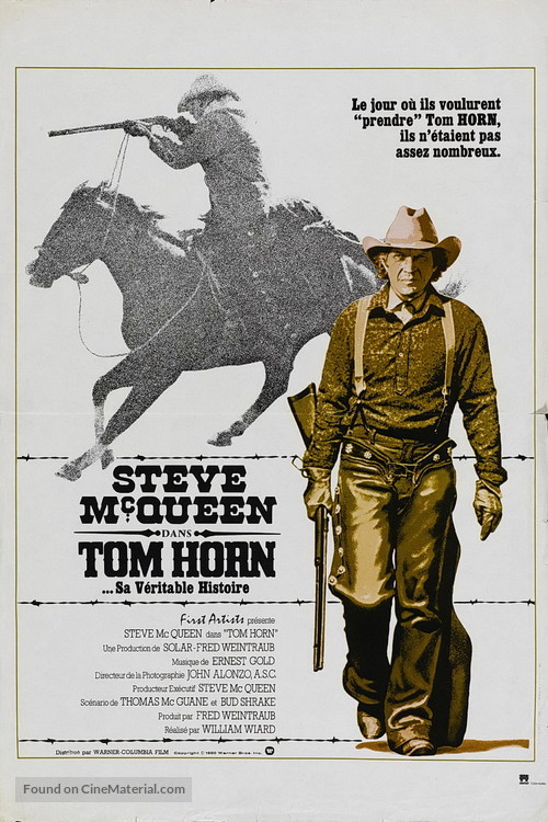Tom Horn - French Movie Poster