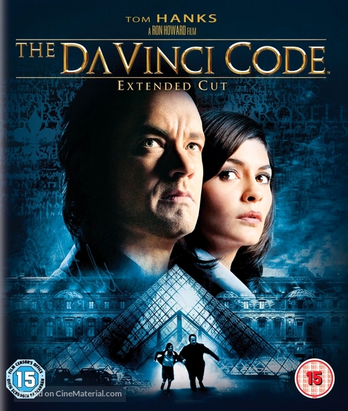 The Da Vinci Code - British Blu-Ray movie cover