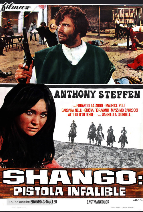 Shango, la pistola infallibile - Spanish Movie Poster