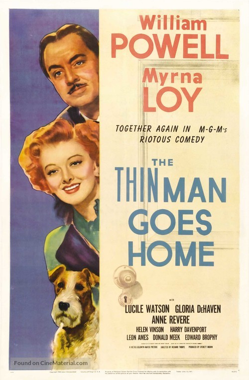 The Thin Man Goes Home - Theatrical movie poster