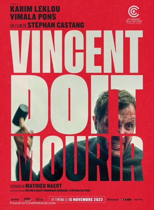 Vincent doit mourir - French Movie Poster