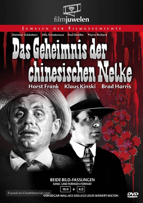 Das Geheimnis der chinesischen Nelke - German DVD movie cover