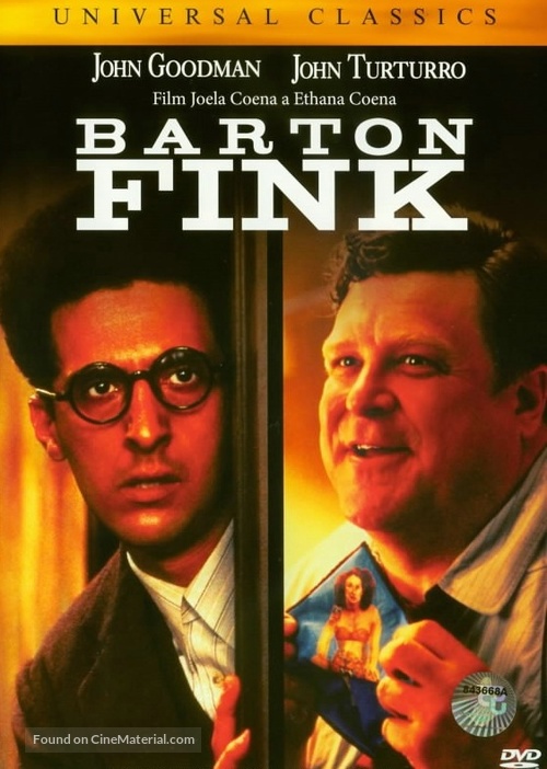 Barton Fink - Czech DVD movie cover