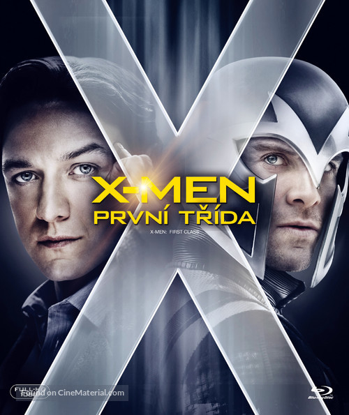 X-Men: First Class - Czech Blu-Ray movie cover